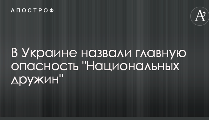 В Украине назвали главную опасность "Национальных дружин"