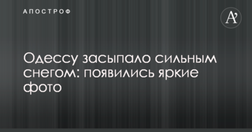 Одесу засипало сильним снігом: з'явилися яскраві фото