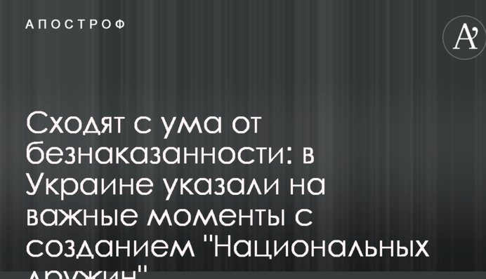 Сходят с ума от безнаказанности: в Украине указали на важные моменты с созданием "Национальных дружин"