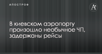 У київському аеропорту сталася незвичайна НП, затримані рейси