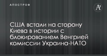 США встали на сторону Києва в історії з блокуванням Угорщиною комісії Україна-НАТО