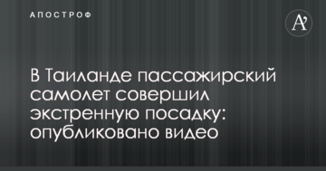 В Таиланде пассажирский самолет совершил экстренную посадку: опубликовано видео