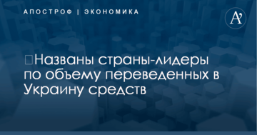 ​Названы страны-лидеры по объему переведенных в Украину средств: опубликована инфографика