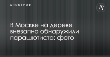 У Москві на дереві раптово виявили парашутиста: опубліковано фото