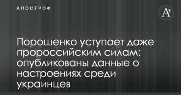 Порошенко поступається навіть проросійським силам: опубліковані дані про настрої серед українців