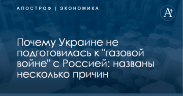 Почему Украина не подготовилась к "газовой войне" с Россией: названы несколько причин