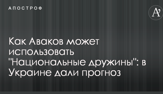Як Аваков може використати "Національні дружини": в Україні дали прогноз
