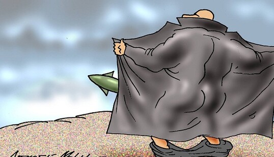 ​В сети забавной карикатурой высмеяли новые ядерные угрозы Путина