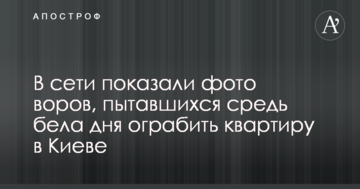 У мережі показали фото злодіїв, які намагалися серед білого дня пограбувати квартиру в Києві