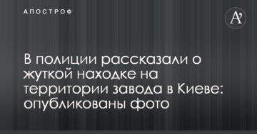 У поліції розповіли про жахливу знахідку на території заводу в Києві: опубліковано фото