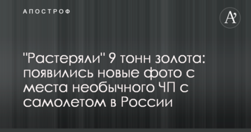 "Розгубили" 9 тонн золота: з'явилися нові фото з місця незвичайної НП з літаком в Росії