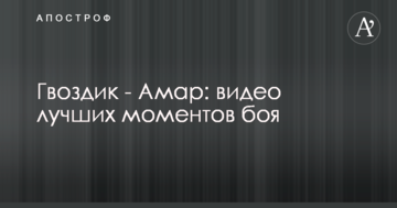 Гвоздик - Амар: відео найкращих моментів бою