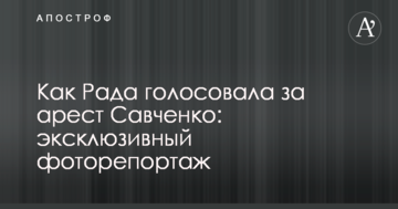 Як Рада голосувала за арешт Савченко: ексклюзивний фоторепортаж