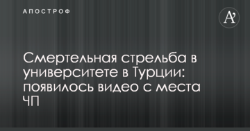 Смертельна стрілянина в університеті в Туреччині: з'явилося відео з місця НП