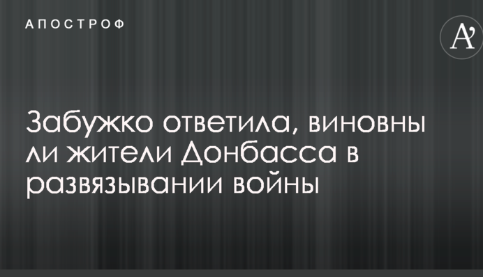 Була знижена соціальна відповідальність: Забужко відповіла, чи винні жителі Донбасу в розв'язанні війни