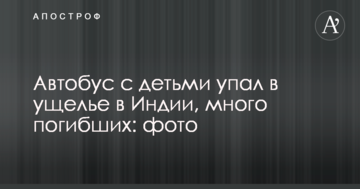 Автобус з дітьми впав в ущелину в Індії, багато загиблих: опубліковано фото