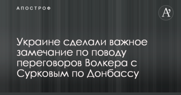 Сподіватися на них не варто: Україні зробили важливе зауваження з приводу перемовин Волкера з Сурковим щодо Донбасу