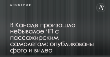 У Канаді сталася небувала НП з пасажирським літаком: опубліковано фото і відео