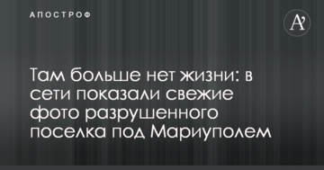 Там більше немає життя: в мережі показали свіжі фото зруйнованого селища під Маріуполем