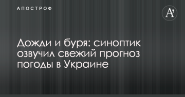 Дощі і буря: синоптик озвучив свіжий прогноз погоди в Україні
