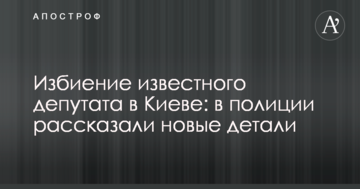 Побиття відомого депутата в Києві: в поліції розповіли нові деталі
