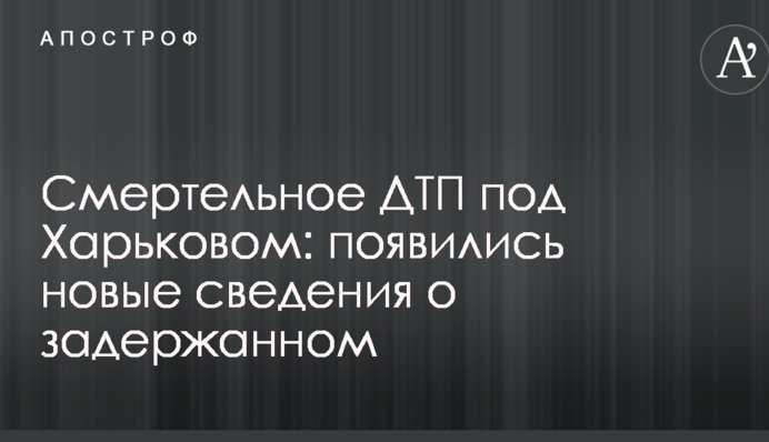 Смертельна ДТП під Харковом: з'явилися нові відомості про затриманого