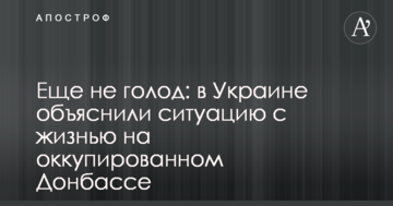 Ще не голод: в Україні пояснили ситуацію з життям на окупованому Донбасі