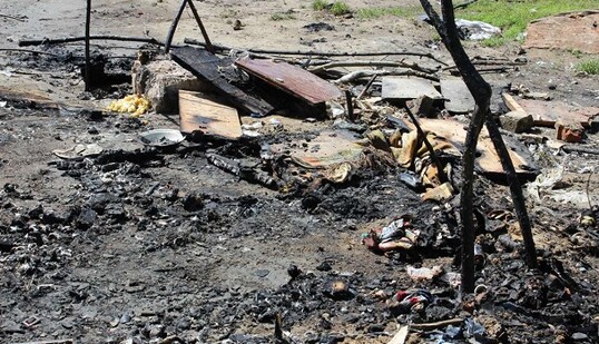 Пожежа в таборі ромів біля Львова: з'явилися подробиці і фото