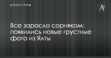 Все заросло сорняком: появились новые грустные фото из Ялты
