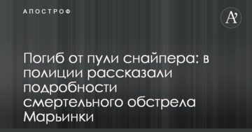 Загинув від кулі снайпера: в поліції розповіли подробиці смертельного обстрілу Мар'їнки