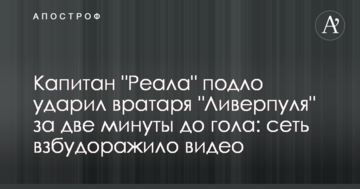 Капитан "Реала" подло ударил вратаря "Ливерпуля" за две минуты до гола: сеть взбудоражило видео