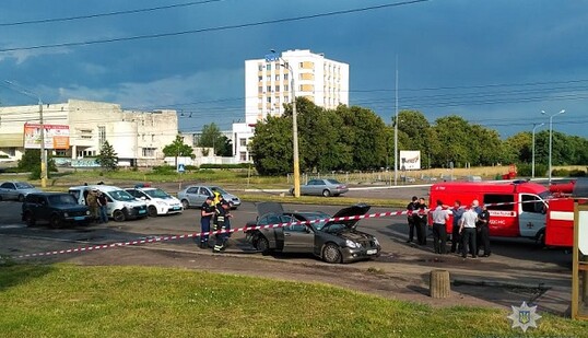 В Черкассах взорвался автомобиль известного бизнесмена: фото и первые детали смертельного происшествия