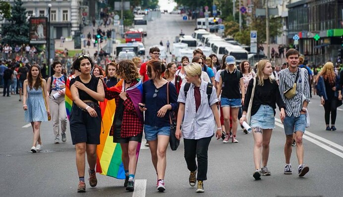 ЛГБТ-марш у центрі Києва: з'явилися перші фото