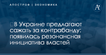 ​В Украине предлагают сажать за контрабанду: появилась резонансная инициатива властей