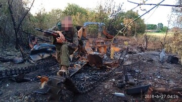 Опубліковано фото знищеної на Донбасі військової техніки бойовиків