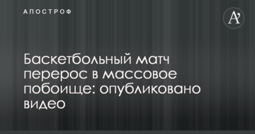 Баскетбольный матч перерос в массовое побоище: опубликовано видео
