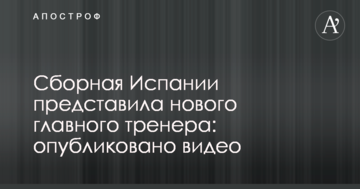 Сборная Испании представила нового главного тренера: опубликовано видео