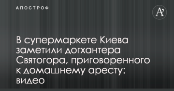 У супермаркеті Києва помітили догхантера Святогора, засудженого до домашнього арешту: відео