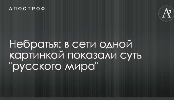 Небратья: в сети одной картинкой показали суть 