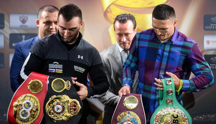 Усик і Гассієв не визначили переможця на вагах: опубліковано відео