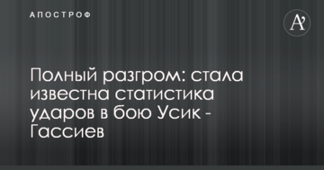 Полный разгром: стала известна статистика ударов в бою Усик - Гассиев