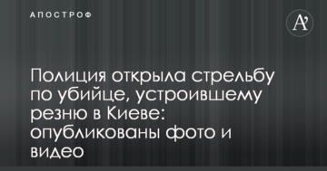 Поліція відкрила стрілянину по вбивці, який влаштував різанину в Києві: опубліковано фото і відео