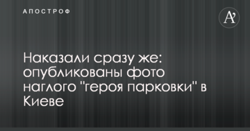 Покарали відразу ж: опубліковано фото нахабного "героя паркування" в Києві