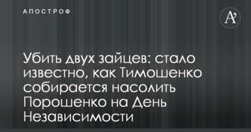 Вбити двох зайців: стало відомо, як Тимошенко збирається насолити Порошенку на День Незалежності