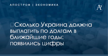 ​Сколько Украина должна выплатить по долгам в ближайшие годы: появились цифры