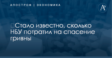 ​Стало известно, сколько НБУ потратил на спасение гривны: названа огромная цифра