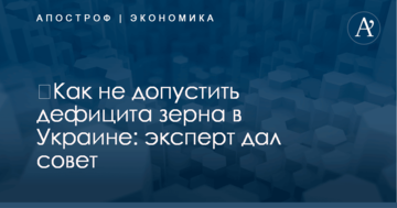 ​Как не допустить дефицита зерна в Украине: эксперт дал совет