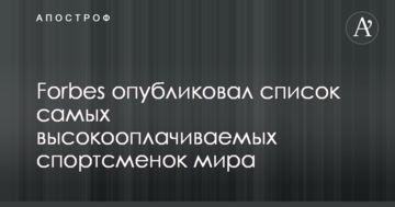 Forbes опублікував список найбільш високооплачуваних спортсменів світу