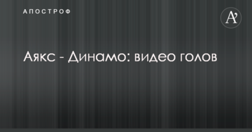 Аякс - Динамо: видео голов