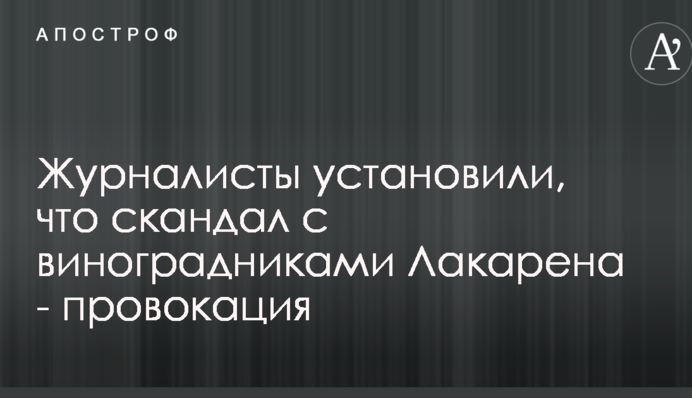 Пожежа на виноградниках під Одесою: Лакарена підозрюють в провокації